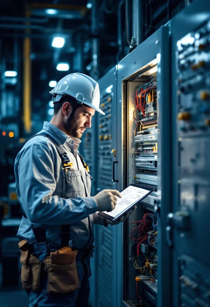Tablero eléctrico con técnico2 CL4